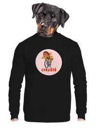 unisex mikina bez kapuce