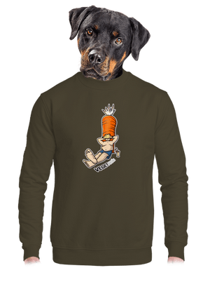 unisex mikina bez kapuce