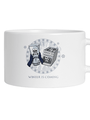 Winter is coming hrnek makronka White