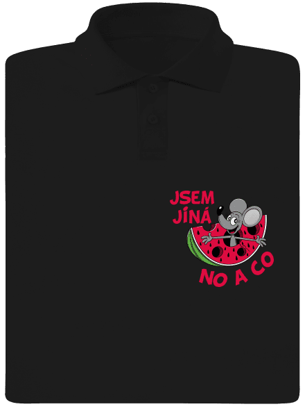 Jsem jiná pánská polokošile Black