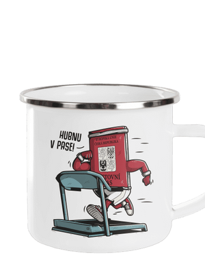 Hubnu v pase plecháček White