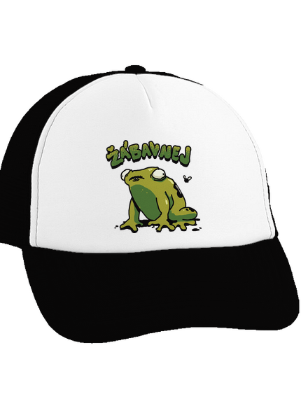 Žábavní kšiltovka truckerka Black cap