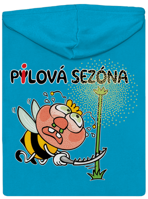 Pylová sezóna dámská mikina na zip Blue Atol