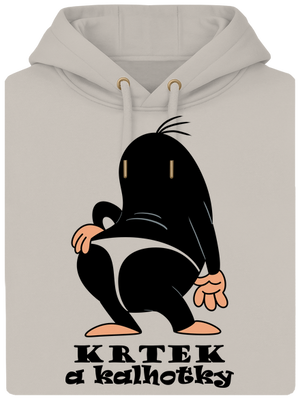 Krtek a kalhotky unisex mikina premium Pastel Macchiato