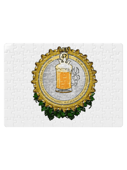 Pivní horoskop: Lev puzzle White