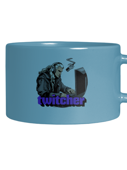 Twitcher hrnek makronka Blue Macaron