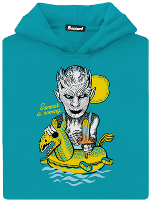 Summer is coming 2 dětská mikina klokanka Hawaiian Blue