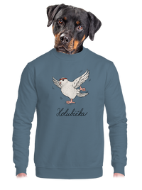 unisex mikina bez kapuce