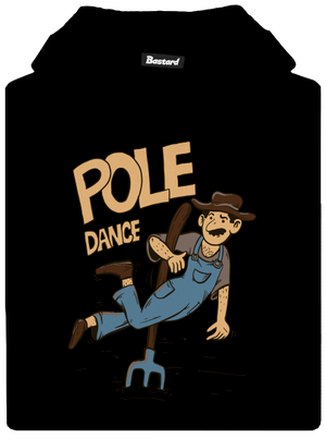 Pole Dance dětská mikina klokanka Black