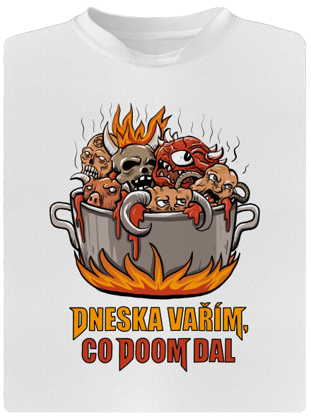 Co Doom dal pánské sportovní tričko White