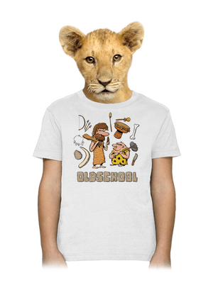 Oldschool dětské tričko White