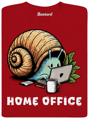 Šnekův home office pánské dlouhý rukáv Red
