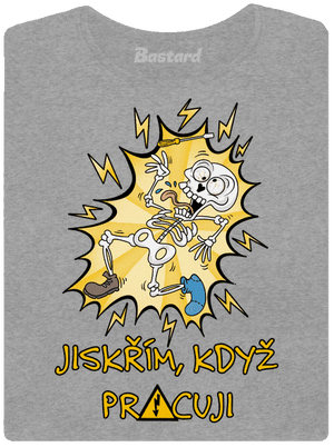 Jiskřím dámské tričko Dark Gray Melange