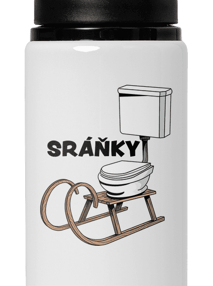 Sráňky lahev na vodu White