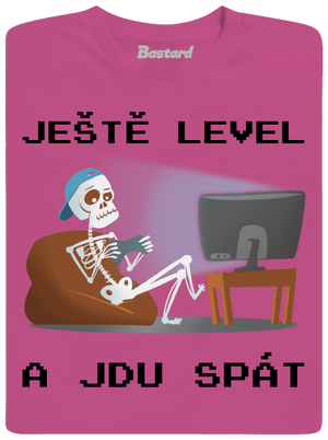 Ještě level dětské tričko Fuchsia