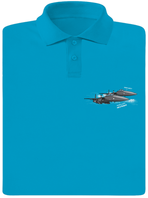 Stíhačka nestíhá pánská polokošile Blue Atol