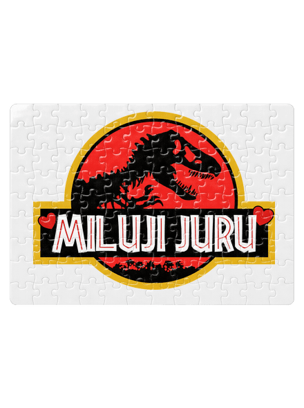 Miluji Juru puzzle White