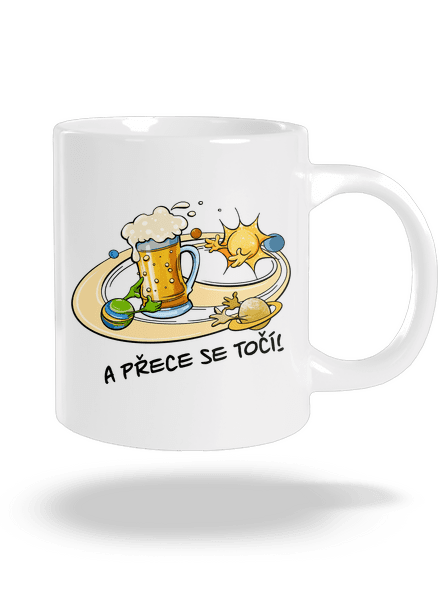A přece se točí! velký hrnek White