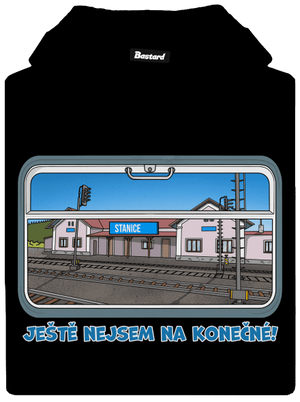 Nejsem na konečné dámská mikina klokanka Black