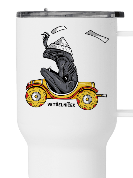 Vetřelníček termohrnek White