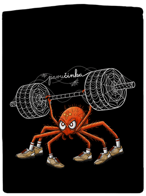 Pavučinka dámská mikina na zip Black