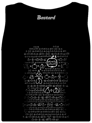 Matematik dámské tílko klasické Black