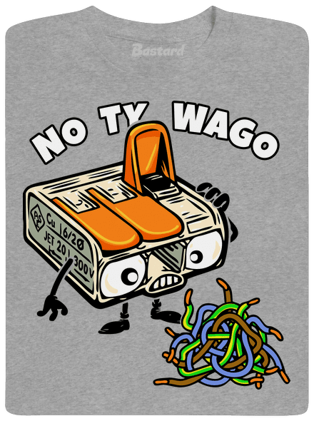 Wago svorka pánské tričko Sport Grey