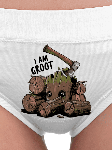 I Am Groot dámské kalhotky White