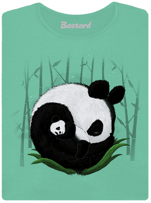 Dvě spící pandy dámské tričko premium Mint Mal