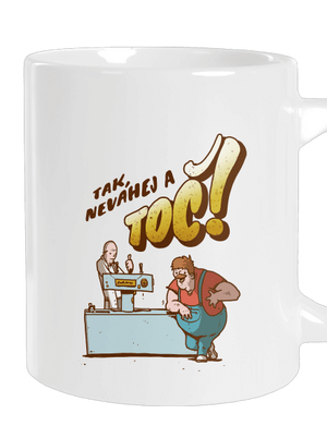 Neváhej a toč velký hrnek White