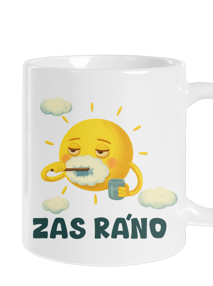 Zas ráno klasický hrnek White