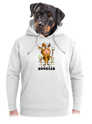 Bůůrčák unisex mikina premium Snowwhite