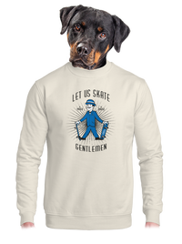 unisex mikina bez kapuce