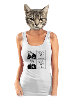 Cimrman: Copak jmelí dámské tílko klasické White