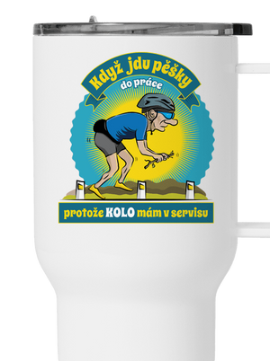 Závislost na kole termohrnek White