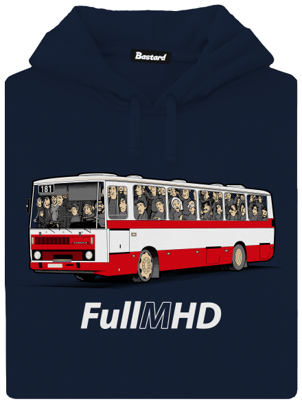 Full MHD pánská mikina klokanka Navy