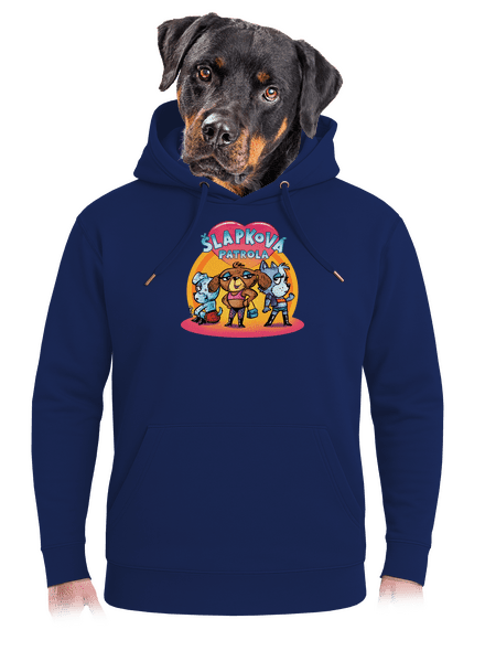Šlapková patrola unisex mikina premium Navy