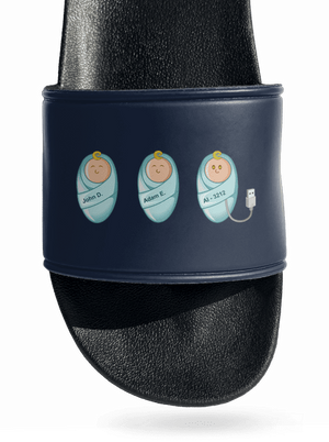 AI baby pantofle Navy