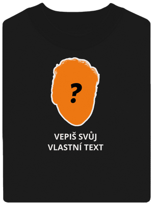 Tvoje hlava unisex mikina bez kapuce Black