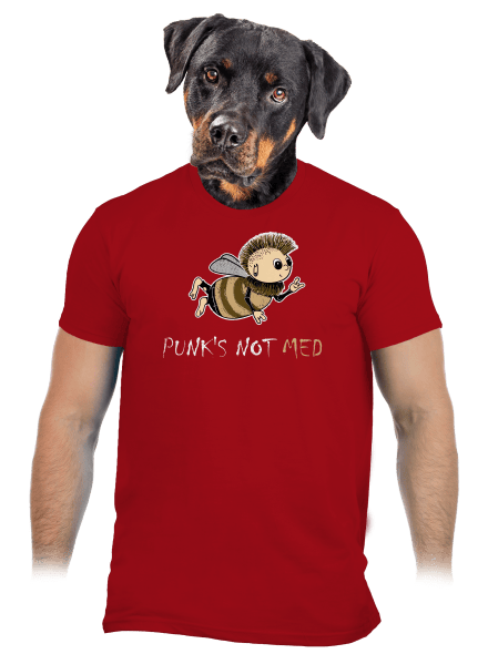 Punks Not Med pánské tričko Red