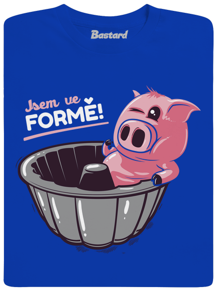 Ve formě pánské dlouhý rukáv Royal Blue