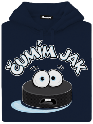 Čumím jak puk pánská mikina klokanka Navy