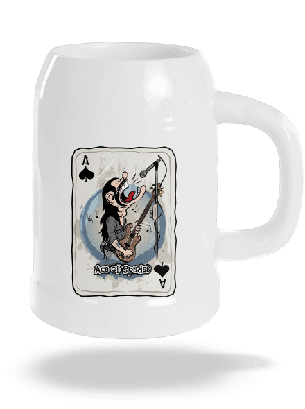 Ace of Spades půllitr White