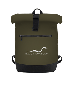 Najdi kočičku batoh Military Green