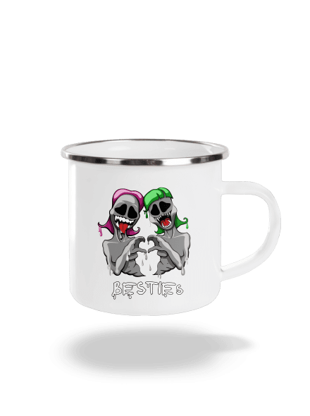 Besties plecháček White
