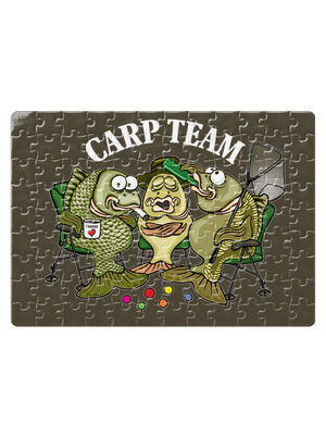 Carp Team puzzle White