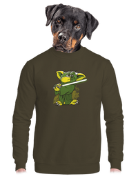 unisex mikina bez kapuce