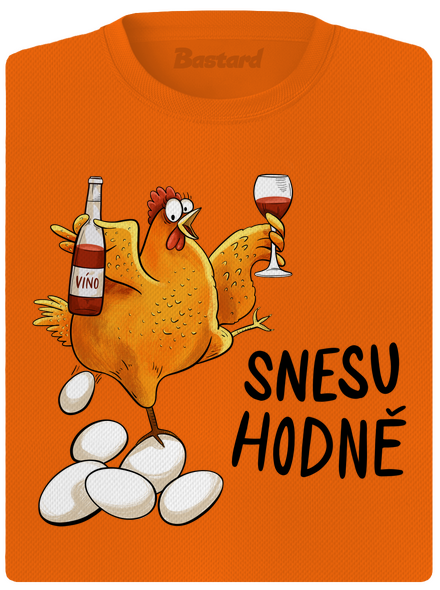 Snesu hodně dámské sportovní tričko Neon Orange