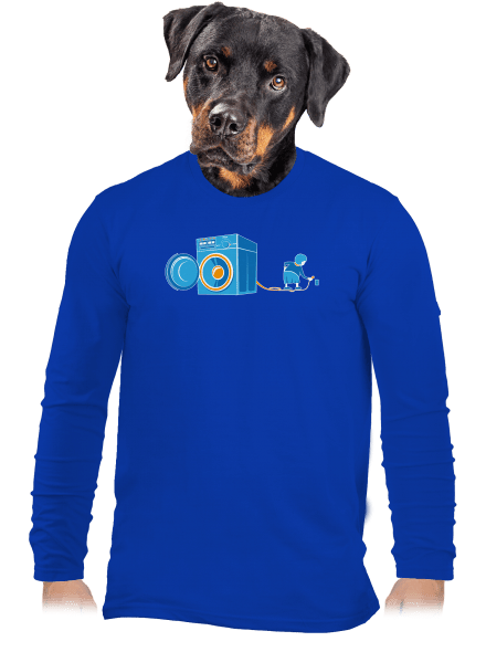 Pračka pánské dlouhý rukáv Royal Blue
