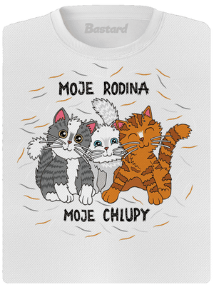 Moje rodina dámské sportovní tričko White